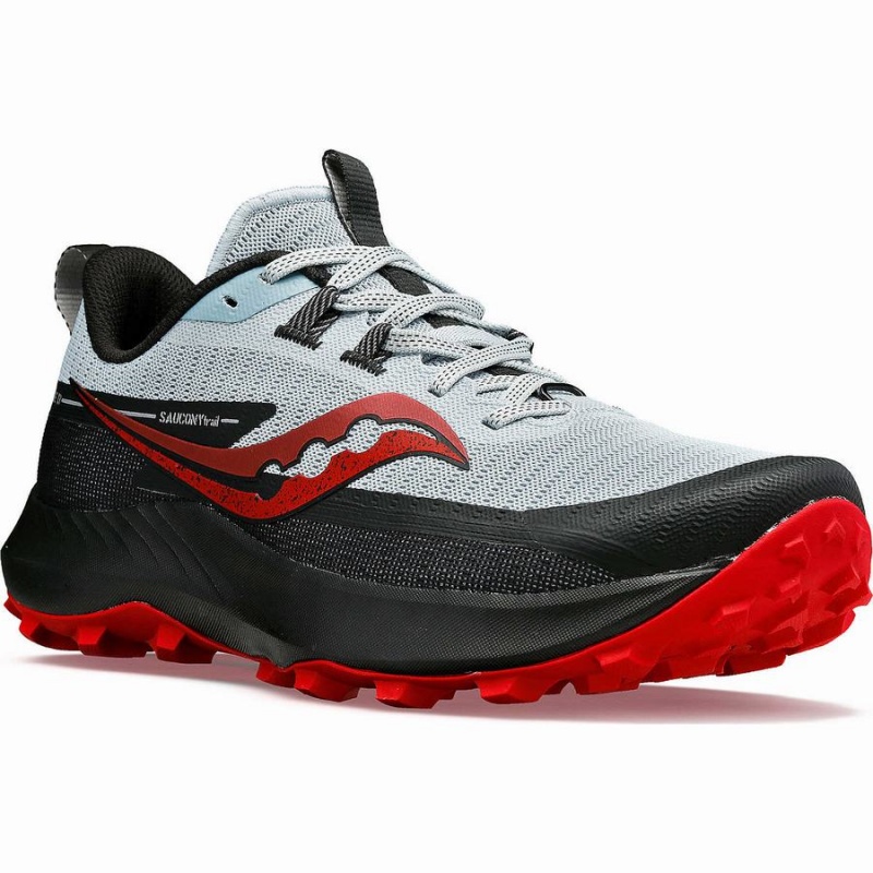 Saucony Peregrine 13 Løpesko Herre Blå Rød | S82950-P35