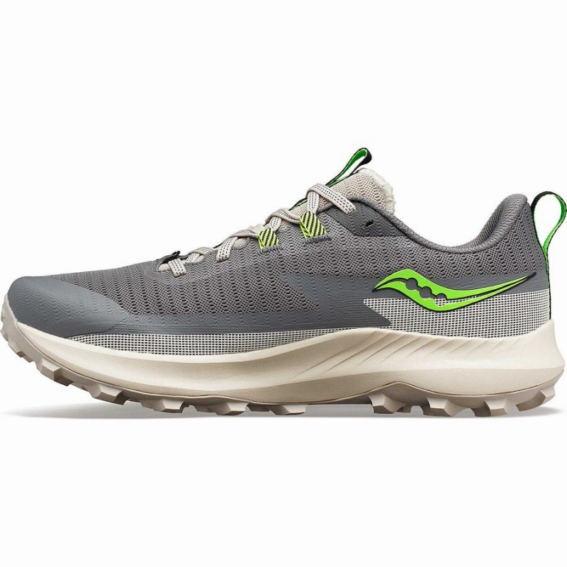 Saucony Peregrine 13 Løpesko Herre Grå Grønn | S15309-Y41