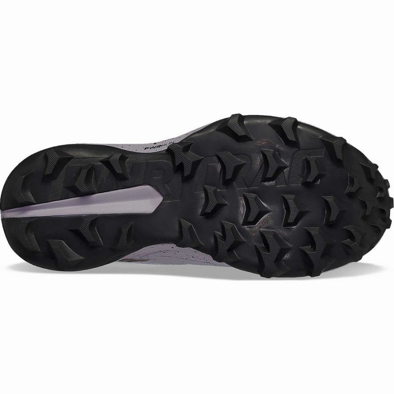 Saucony Peregrine 13 ST Trail Løpesko Dame Lilla Grå | S81307-H03