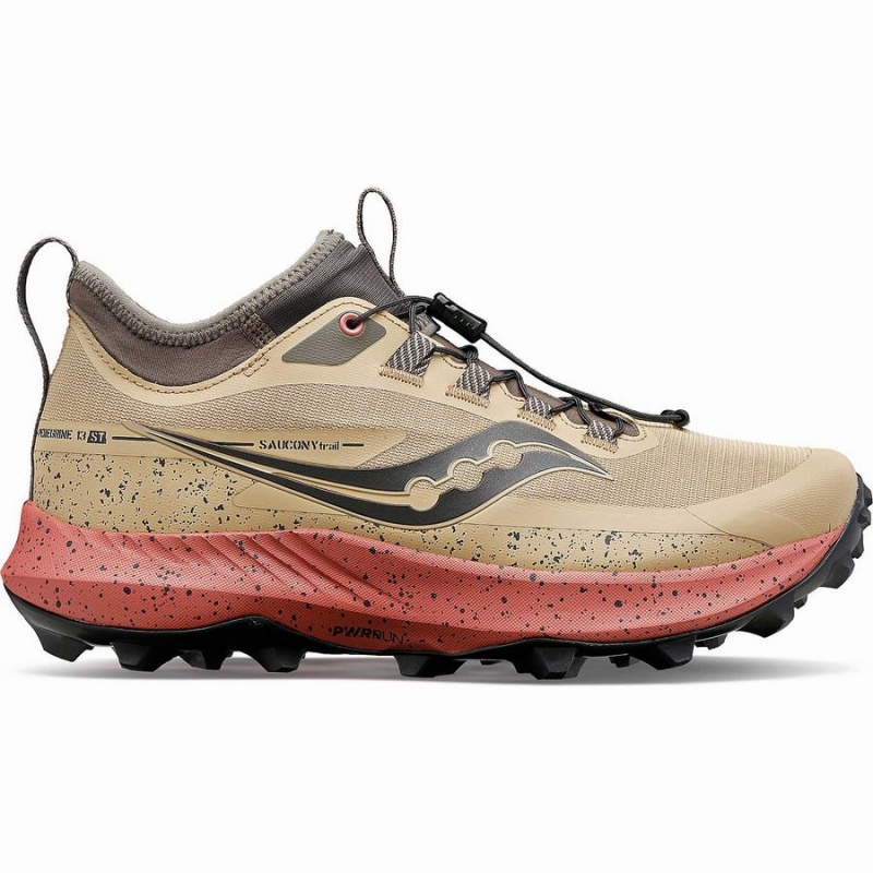 Saucony Peregrine 13 ST Trail Løpesko Dame Brune | S73650-E80