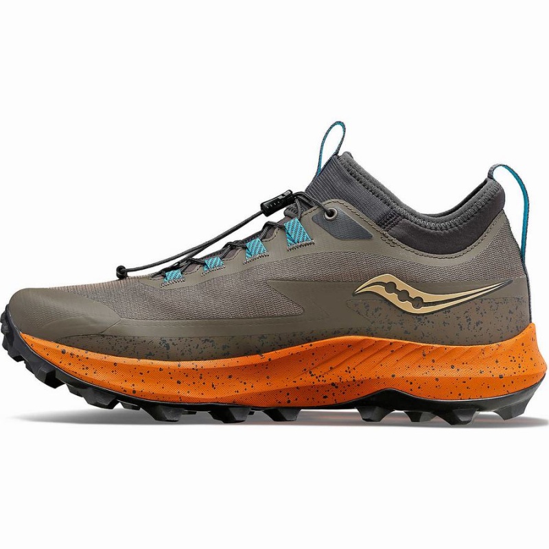 Saucony Peregrine 13 ST Trail Løpesko Herre Brune | S30427-R82