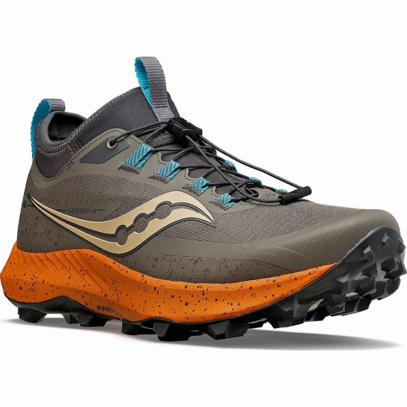 Saucony Peregrine 13 ST Trail Løpesko Herre Brune | S30427-R82