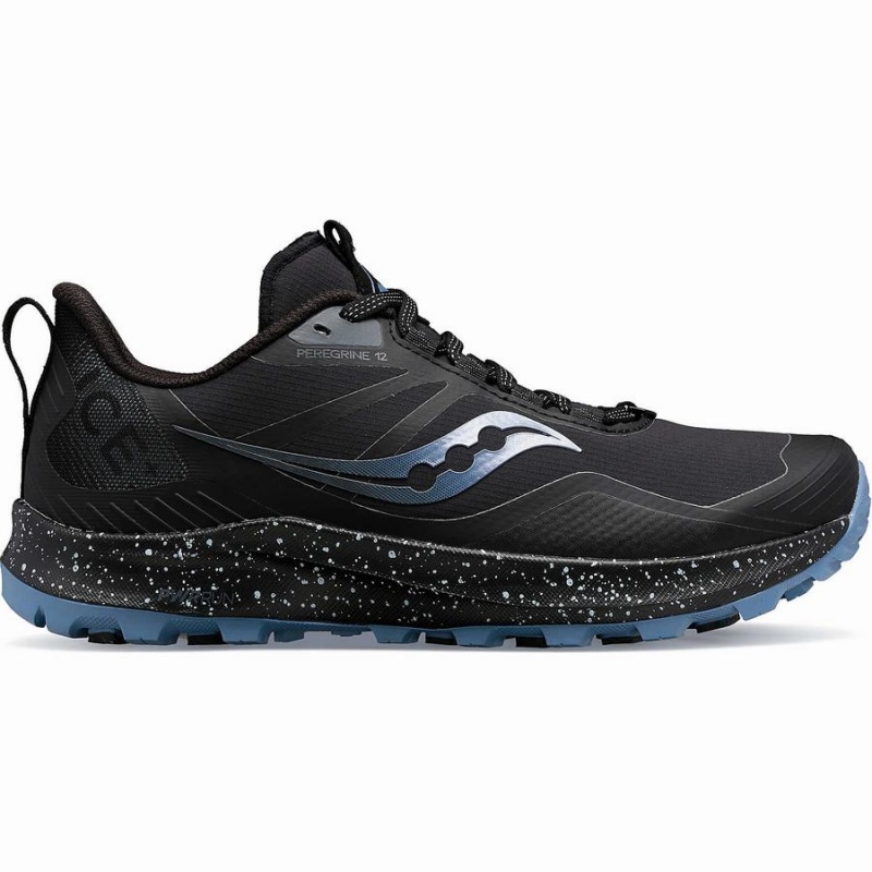 Saucony Peregrine ICE+ 3 Løpesko Dame Svarte | S64793-D92