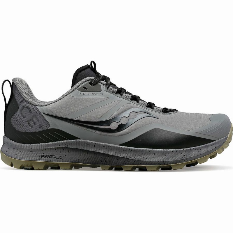 Saucony Peregrine ICE+ 3 Løpesko Herre Grå Svarte | S43105-Z09