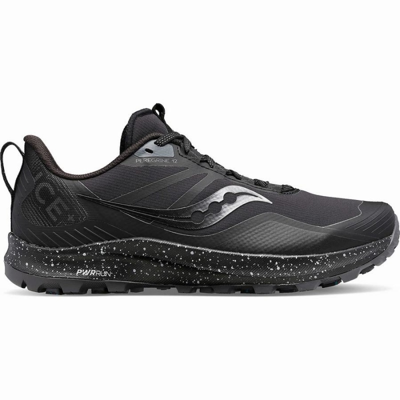 Saucony Peregrine ICE+ 3 Løpesko Herre Svarte Grå | S28340-P98