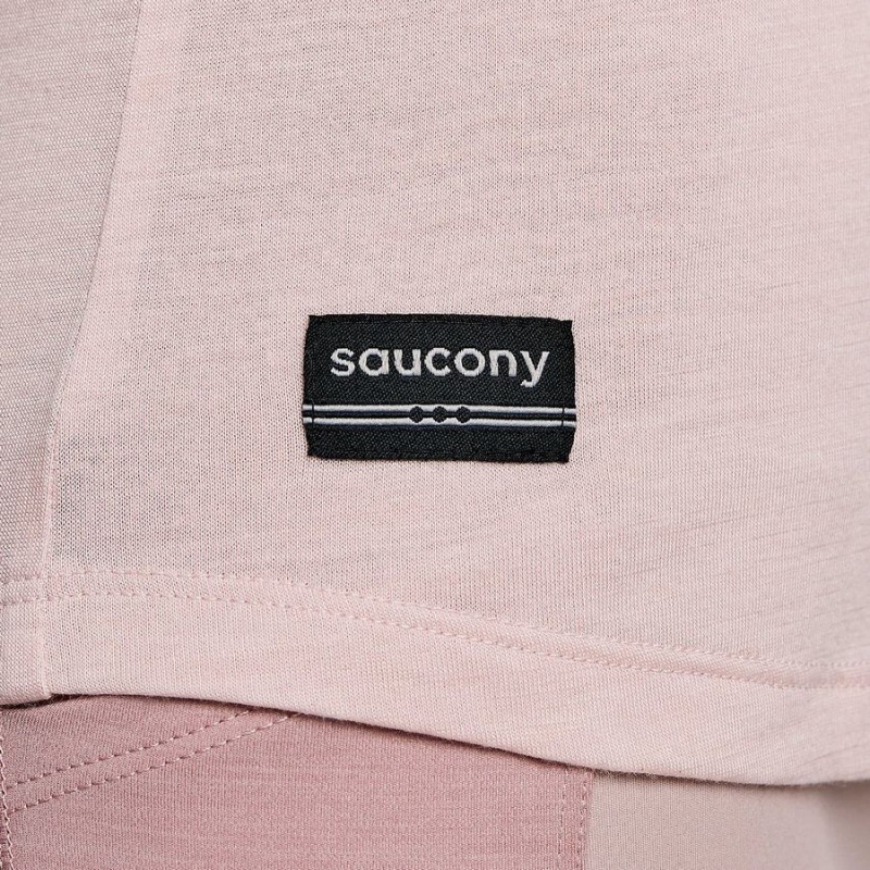 Saucony Peregrine Merino Long Sleeve T-skjorte Dame Smoke Heather | S32761-S07