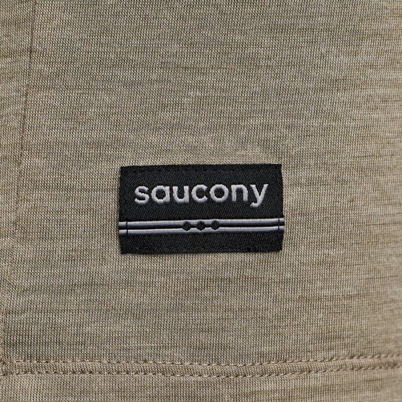 Saucony Peregrine Merino Long Sleeve T-skjorte Herre Kaffe | S59217-G48