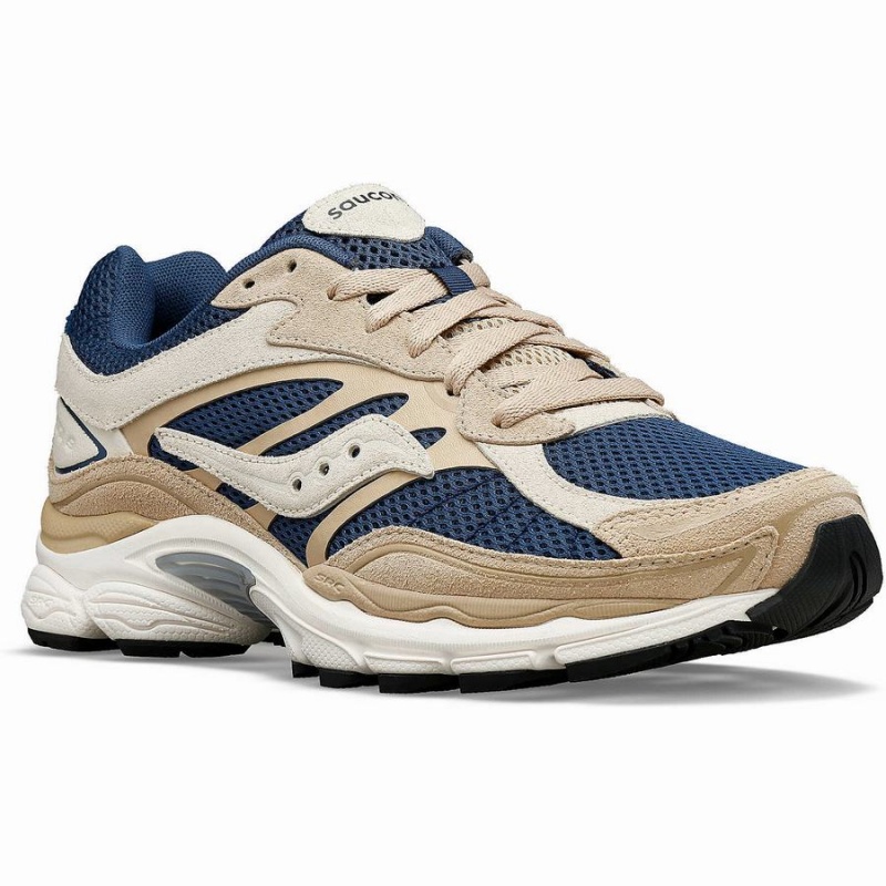 Saucony ProGrid Omni 9 Premium Joggesko Herre Beige Blå | S70186-J51