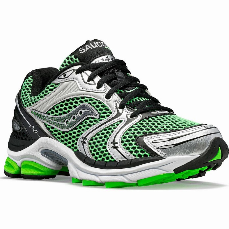 Saucony ProGrid Triumph 4 Joggesko Herre Grønn Sølv | S97086-N50