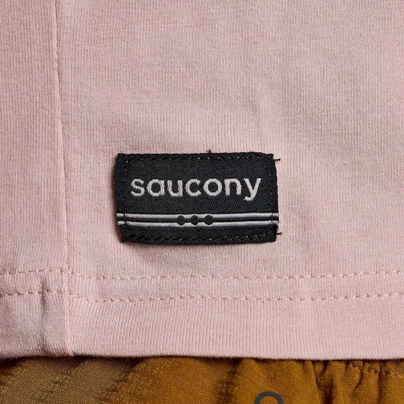 Saucony Recovery Boxy Tee T-skjorte Dame Smoke Graphic | S98512-R13