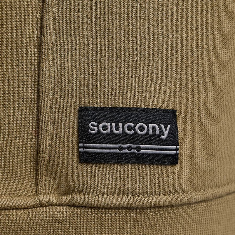 Saucony Recovery Crew Sweatshirt Dame Kaffe | S85062-W39