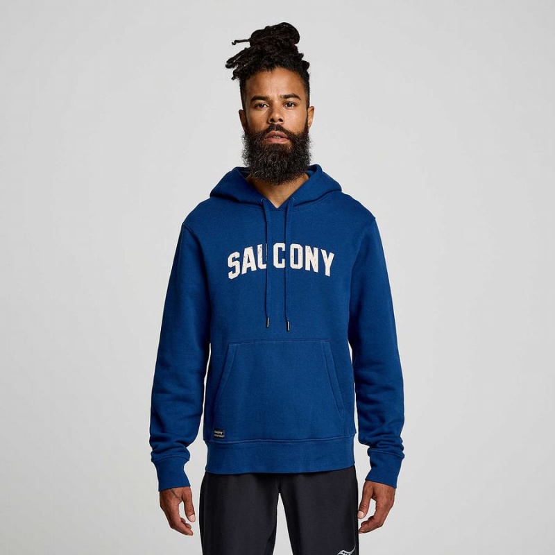 Saucony Recovery Hoody Hettegenser Dame Indigo | S43096-A41