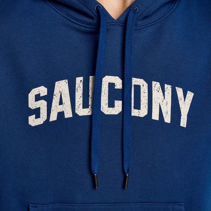 Saucony Recovery Hoody Hettegenser Dame Indigo | S43096-A41