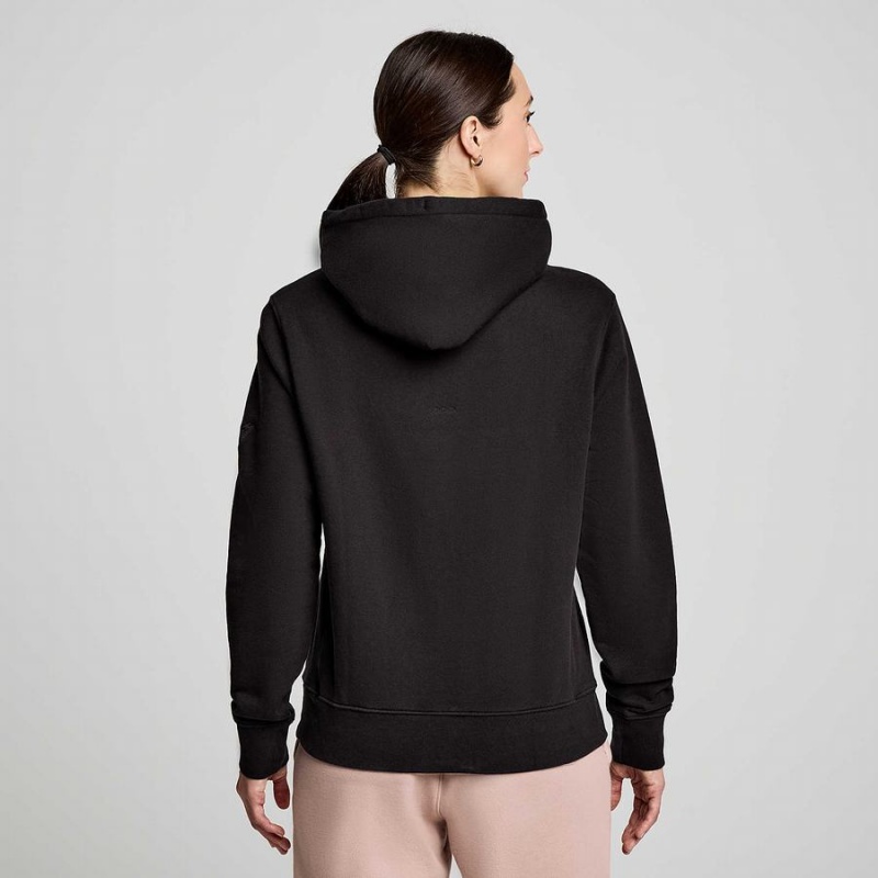 Saucony Recovery Hoody Hettegenser Dame Svarte | S89751-D61