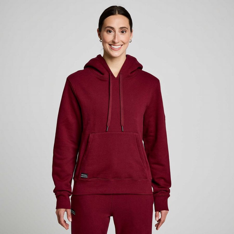 Saucony Recovery Hoody Hettegenser Dame Rød | S02749-F13