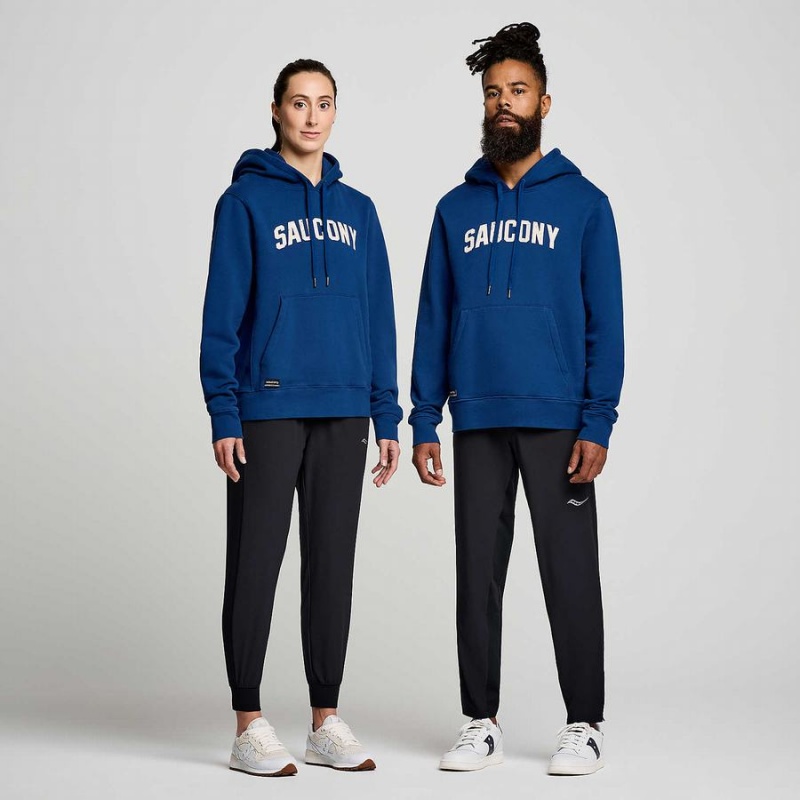 Saucony Recovery Hoody Hettegenser Herre Indigo | S35872-S54