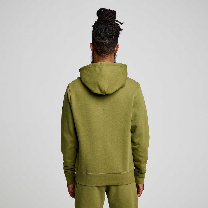 Saucony Recovery Hoody Hettegenser Herre Khaki | S14853-D13