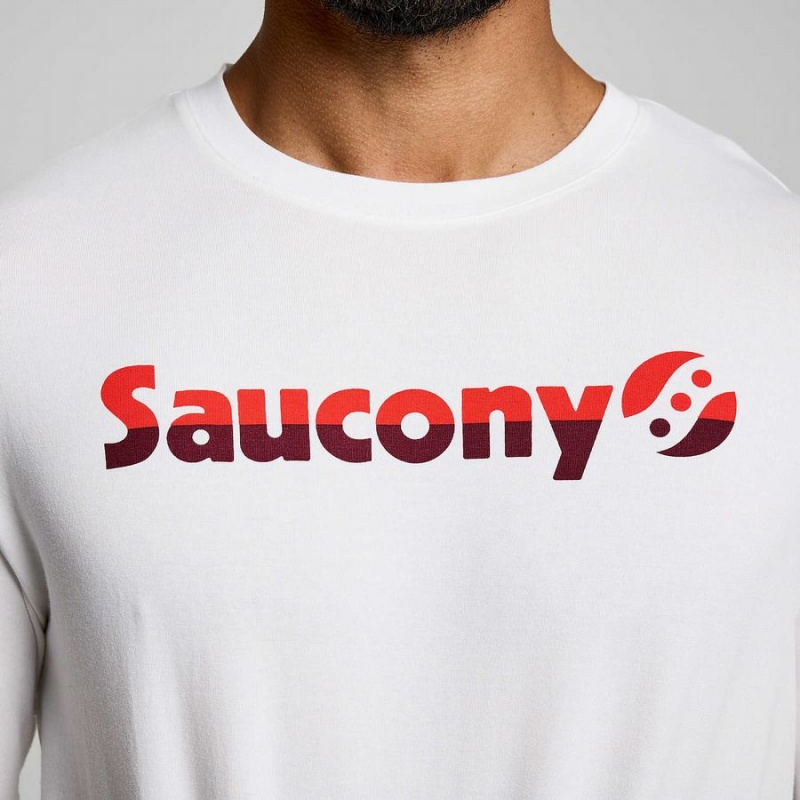 Saucony Recovery Kort Sleeve T-skjorte Dame Hvite | S32508-Z03