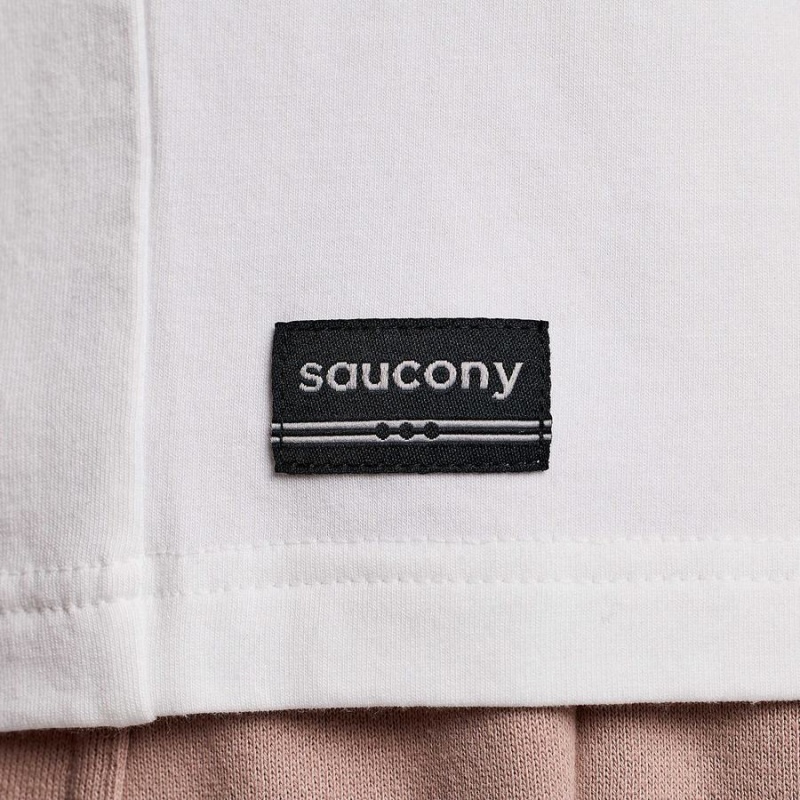 Saucony Recovery Kort Sleeve T-skjorte Dame Hvite | S32508-Z03