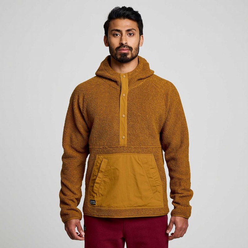 Saucony Recovery Sherpa Pullover Dame Brune | S35681-C91