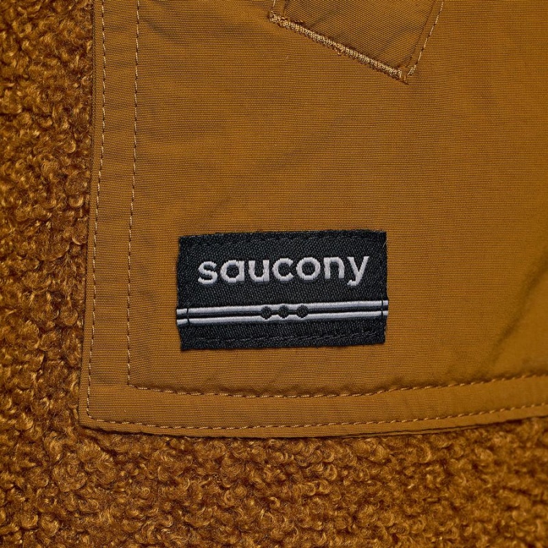 Saucony Recovery Sherpa Pullover Dame Brune | S35681-C91