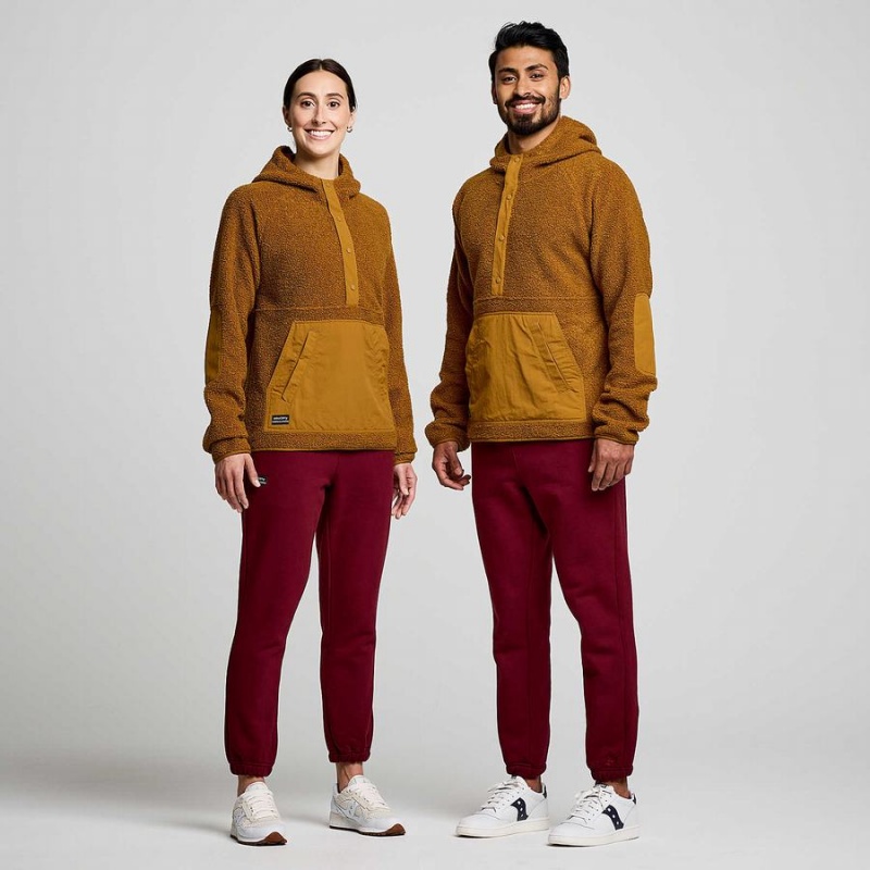 Saucony Recovery Sherpa Pullover Dame Brune | S35681-C91