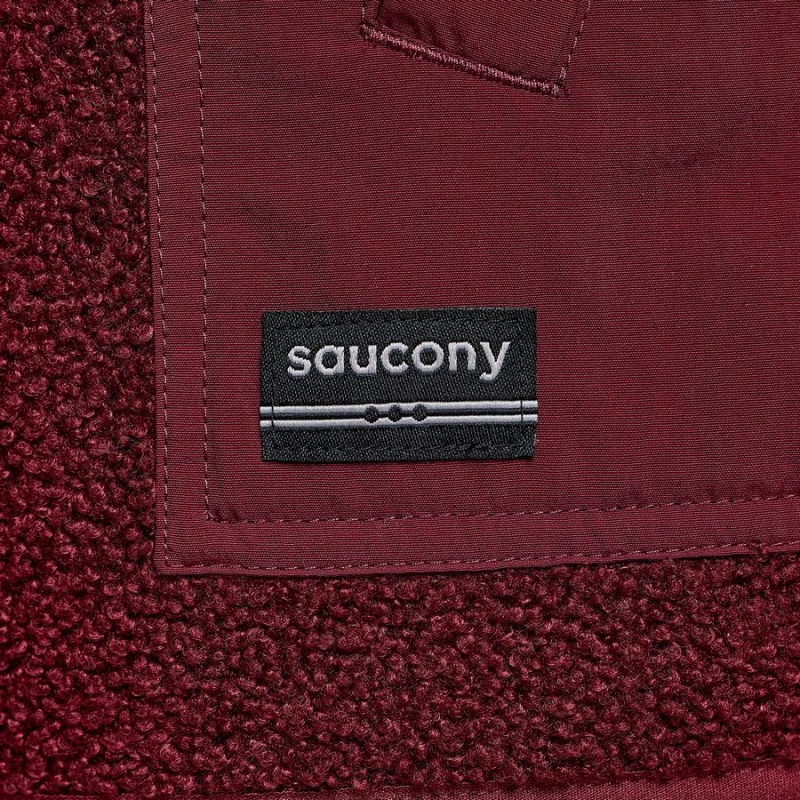 Saucony Recovery Sherpa Pullover Dame Rød | S34059-P03