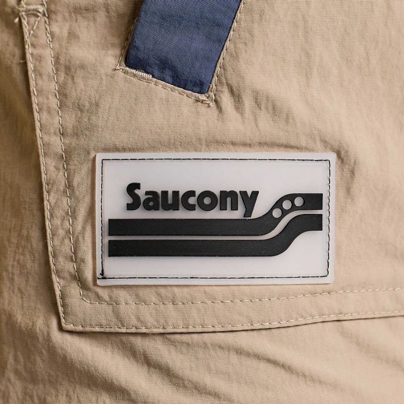 Saucony Rested Anorak Topper Herre Gul | S46153-H98