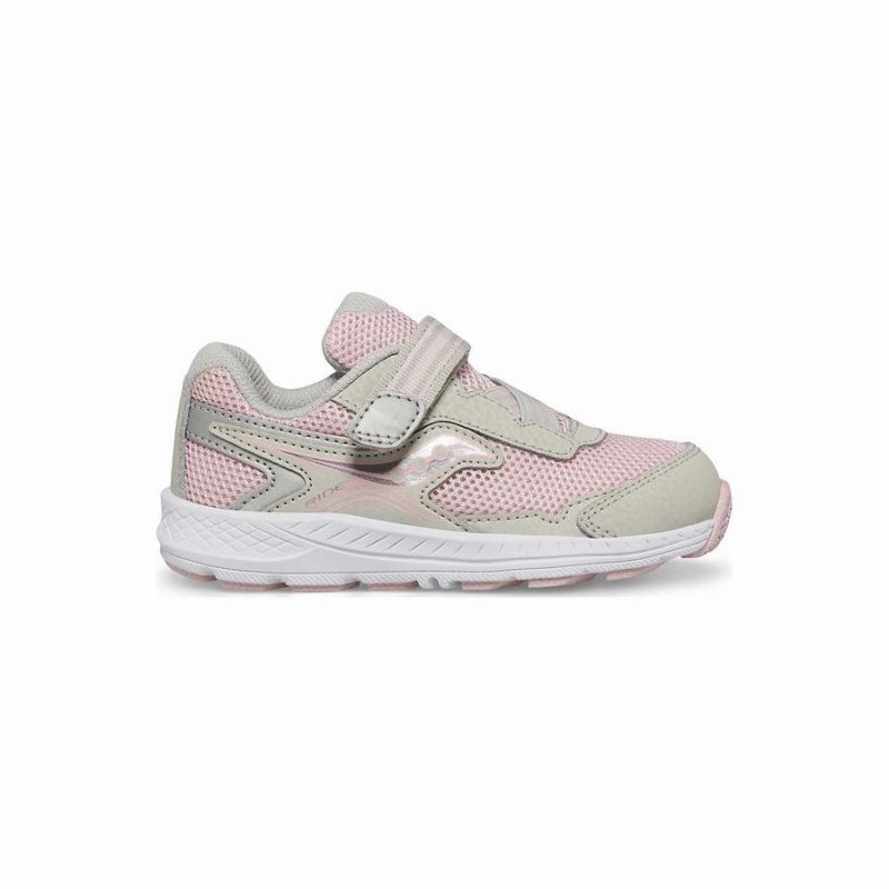 Saucony Ride 10 Jr. Sneaker Løpesko Barn Rosa | S38749-A68