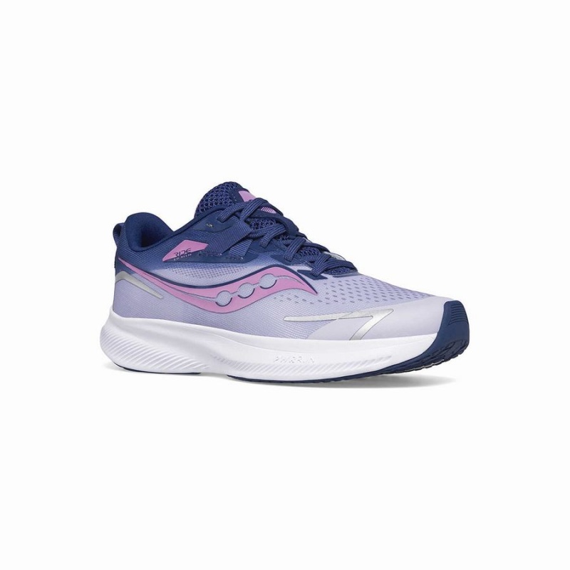 Saucony Ride 15 Sneaker Løpesko Barn Lilla Indigo | S21768-C21