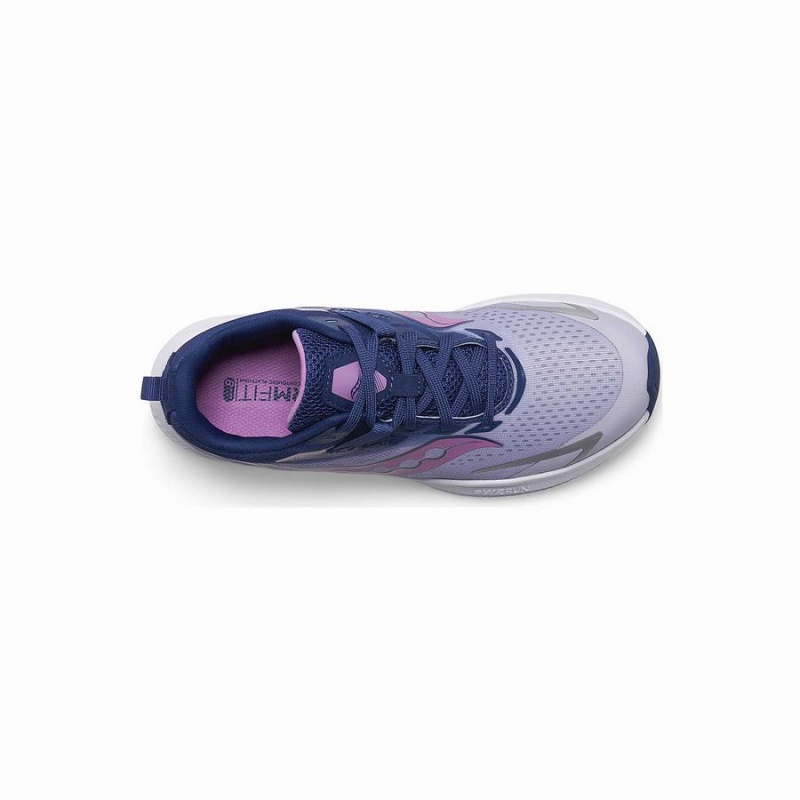 Saucony Ride 15 Sneaker Løpesko Barn Lilla Indigo | S21768-C21