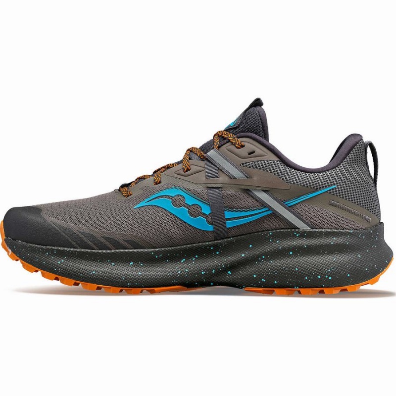 Saucony Ride 15 TR Trail Løpesko Herre Grå Blå | S61478-P92