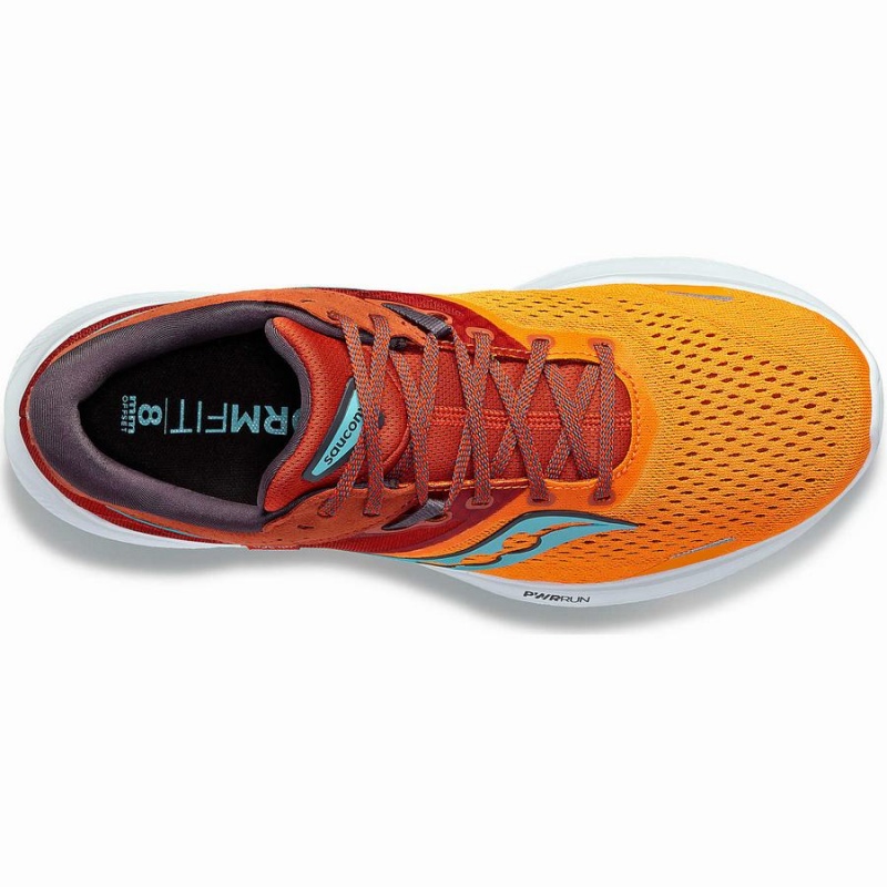 Saucony Ride 16 Brede Løpesko Herre Gul Oransje | S03247-L91