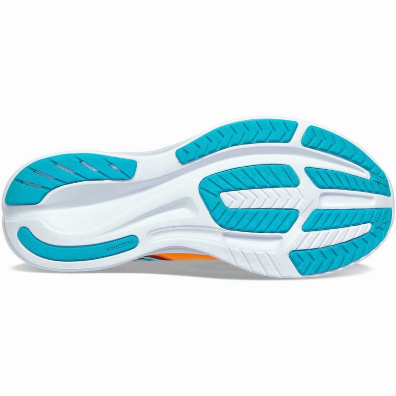 Saucony Ride 16 Brede Løpesko Herre Gul Oransje | S03247-L91