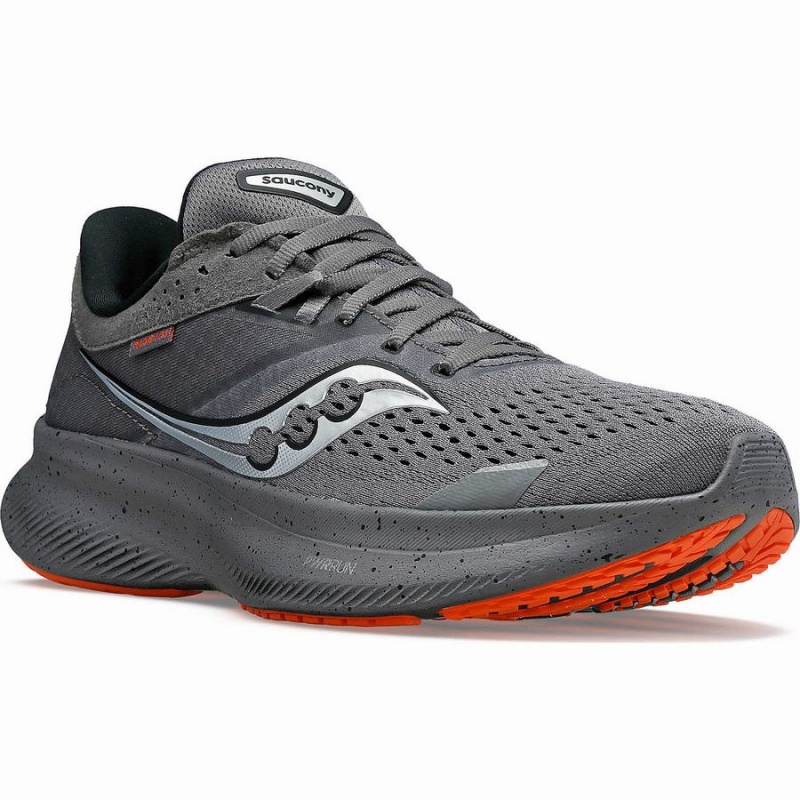 Saucony Ride 16 Løpesko Dame Grå Oransje | S15380-U56