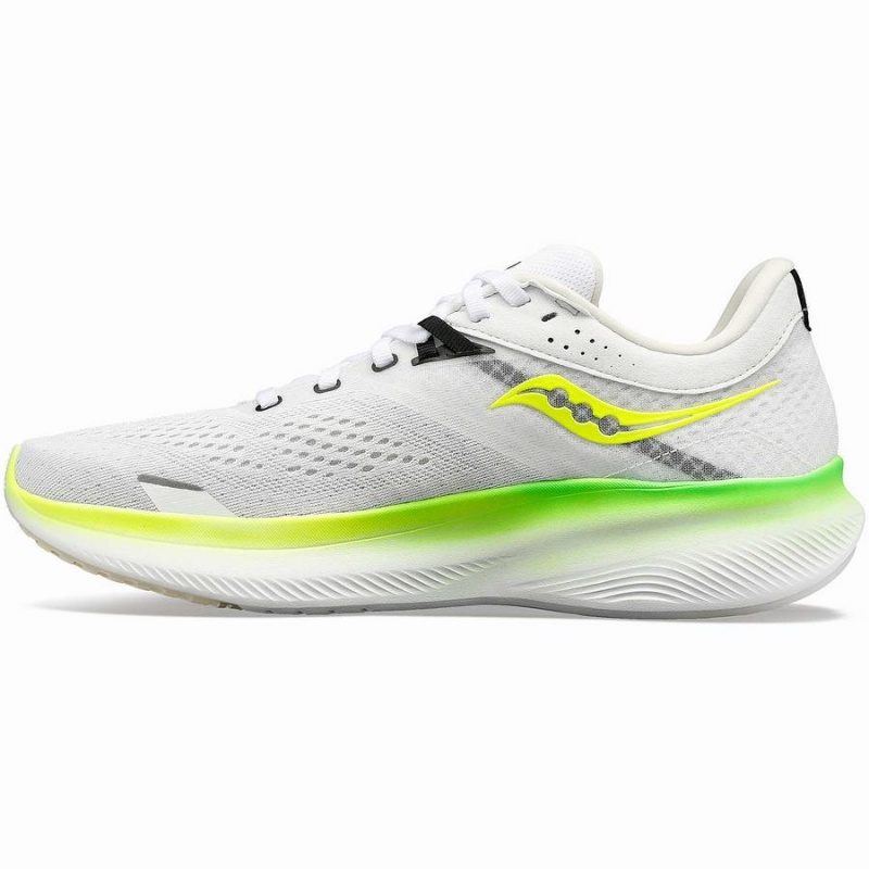 Saucony Ride 16 Løpesko Dame Hvite Grønn | S39821-M21