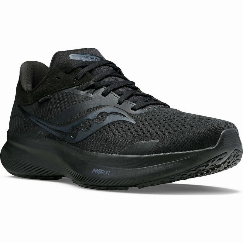 Saucony Ride 16 Løpesko Dame Svarte | S28167-W74