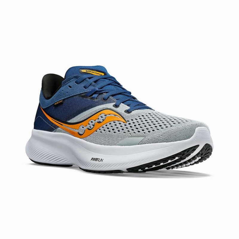 Saucony Ride 16 Løpesko Herre Grå Marineblå | S24607-M16