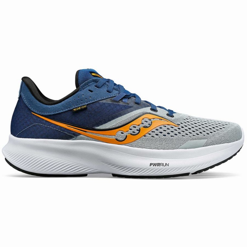 Saucony Ride 16 Løpesko Herre Grå Marineblå | S24607-M16