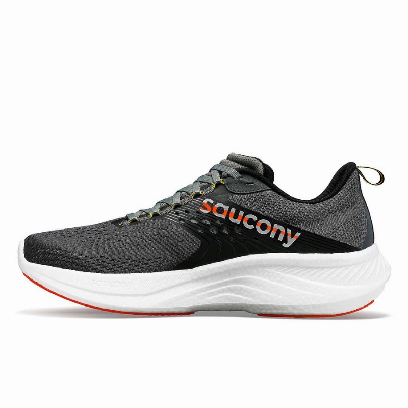 Saucony Ride 17 Brede Løpesko Herre Grå | S96712-W08