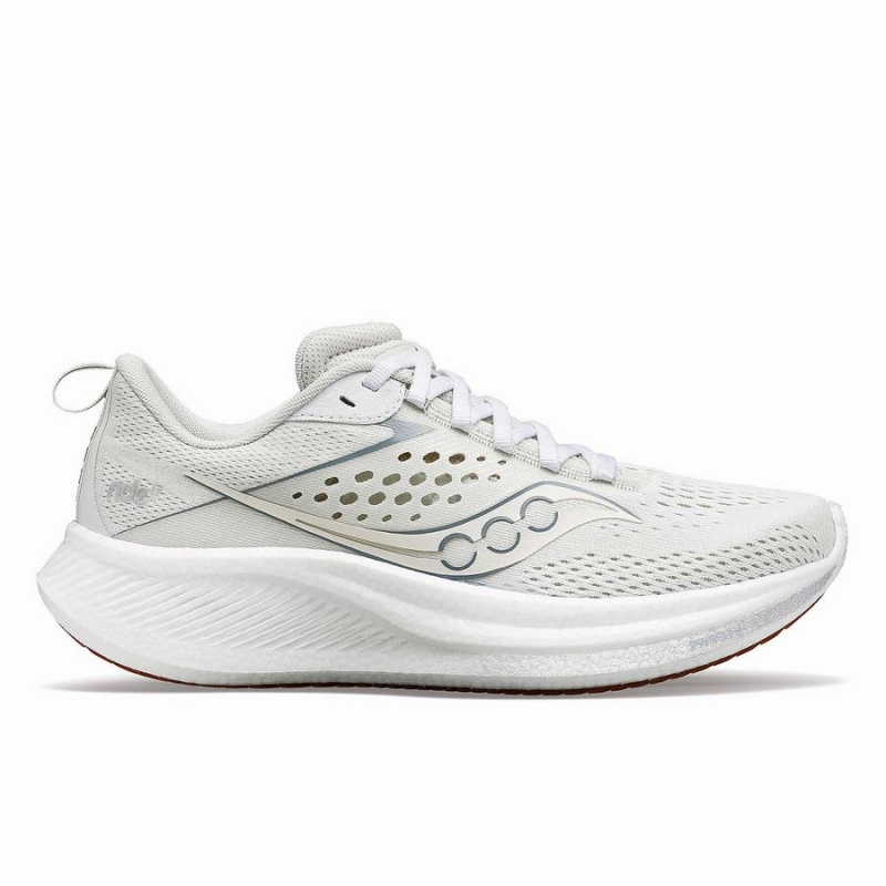 Saucony Ride 17 Løpesko Dame Hvite | S83592-H36