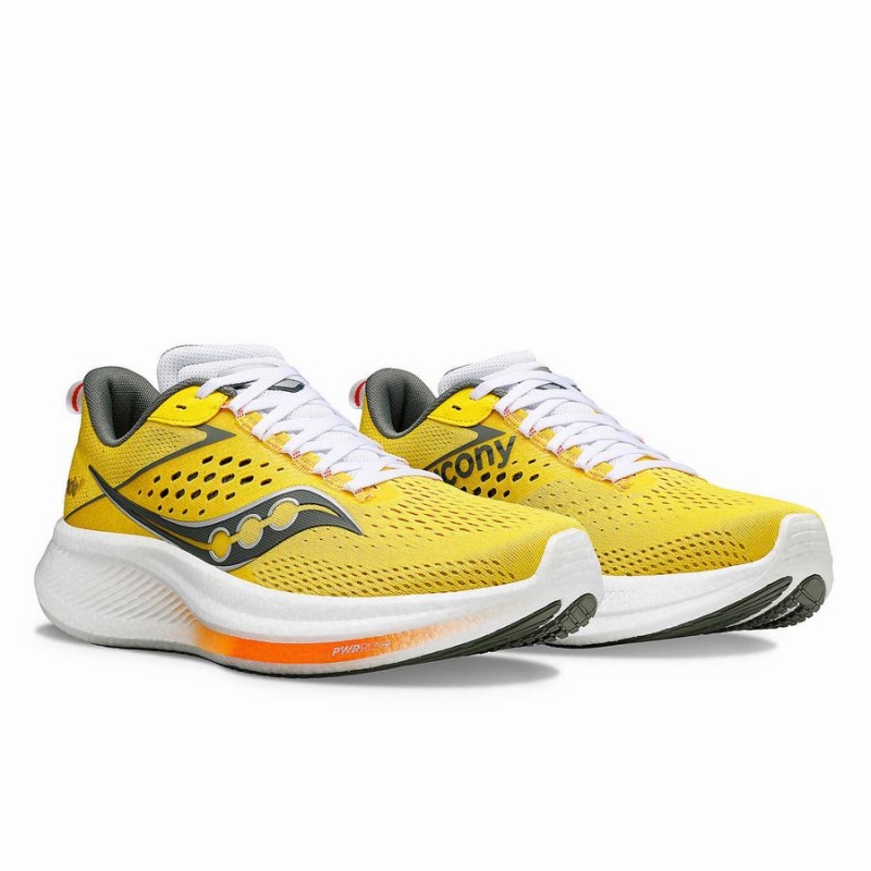 Saucony Ride 17 Løpesko Herre Gul | S96738-S20