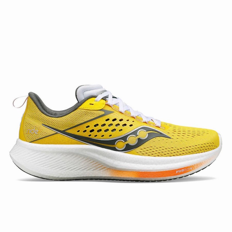 Saucony Ride 17 Løpesko Herre Gul | S96738-S20