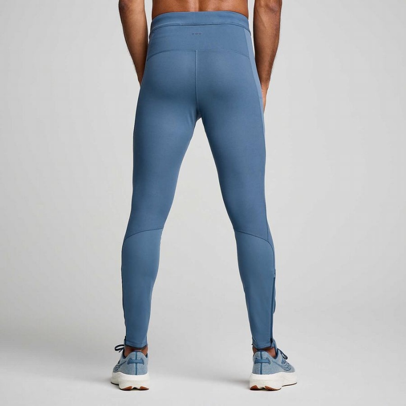 Saucony Runshield Tights Herre Blå | S53874-D76