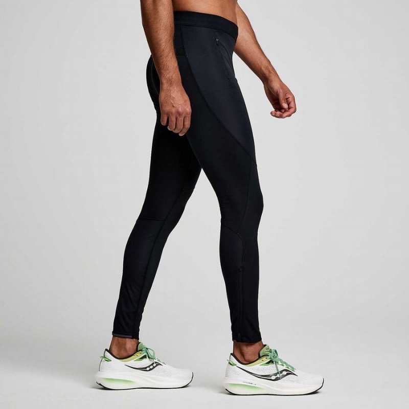 Saucony Runshield Tights Herre Svarte | S13654-F91