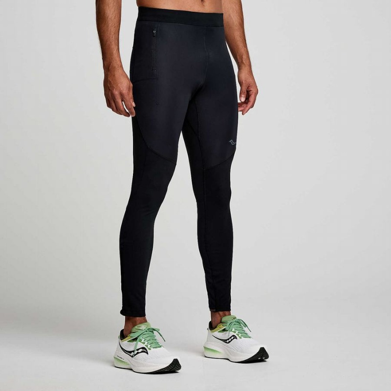 Saucony Runshield Tights Herre Svarte | S13654-F91