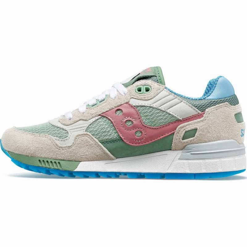 Saucony Shadow 5000 Blue-Footed Booby Joggesko Dame Hvite Multicolor | S54701-J46