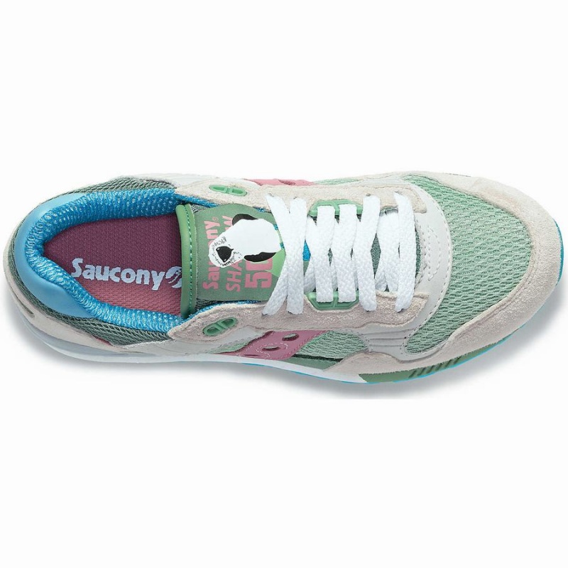 Saucony Shadow 5000 Blue-Footed Booby Joggesko Dame Hvite Multicolor | S54701-J46