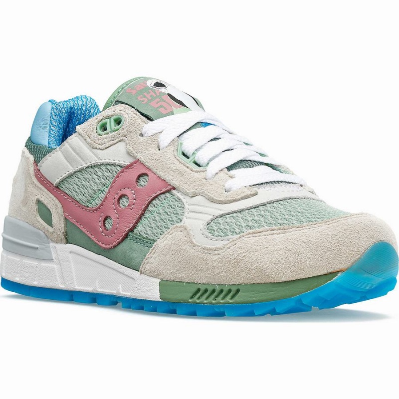 Saucony Shadow 5000 Blue-Footed Booby Joggesko Dame Hvite Multicolor | S54701-J46