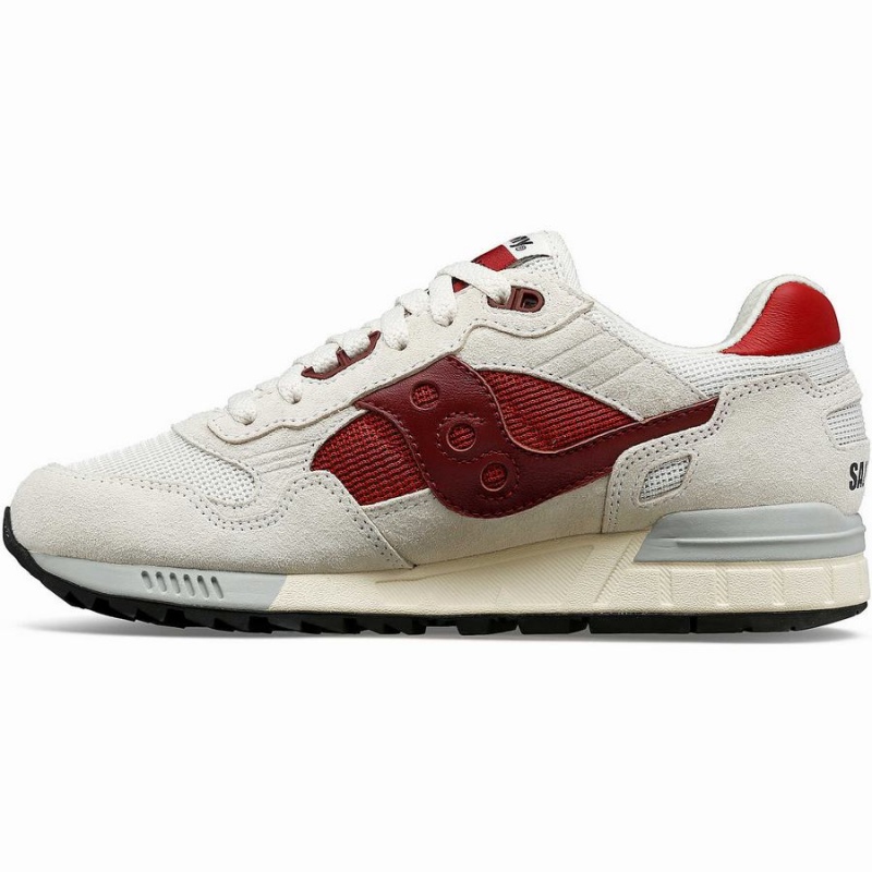 Saucony Shadow 5000 Joggesko Dame Hvite Rød | S32670-U70